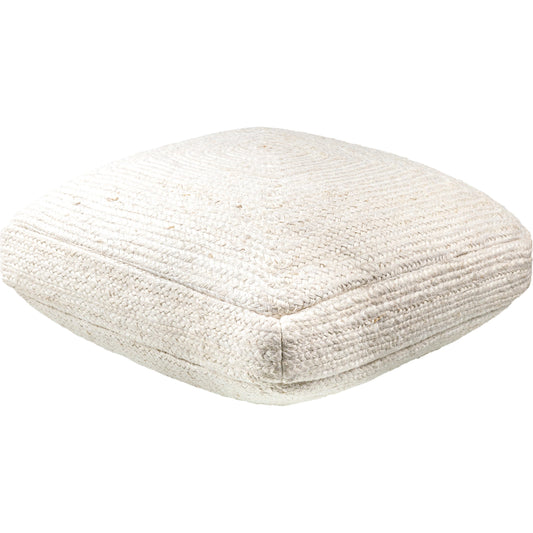 Spenser Pillow - 481771 by Surya in off-white, light silver, ash. Made from front: 100% jute, back: 100% jute, fill: polyester, polyfill in a modern style.