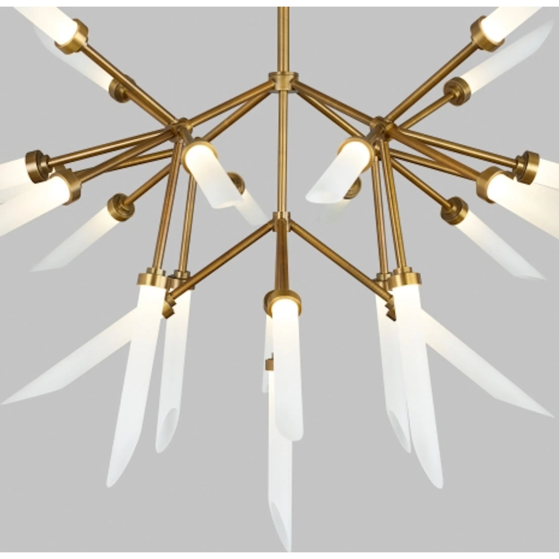 Spur Chandelier by Tech Lighting. Made from aluminum in a modern style.