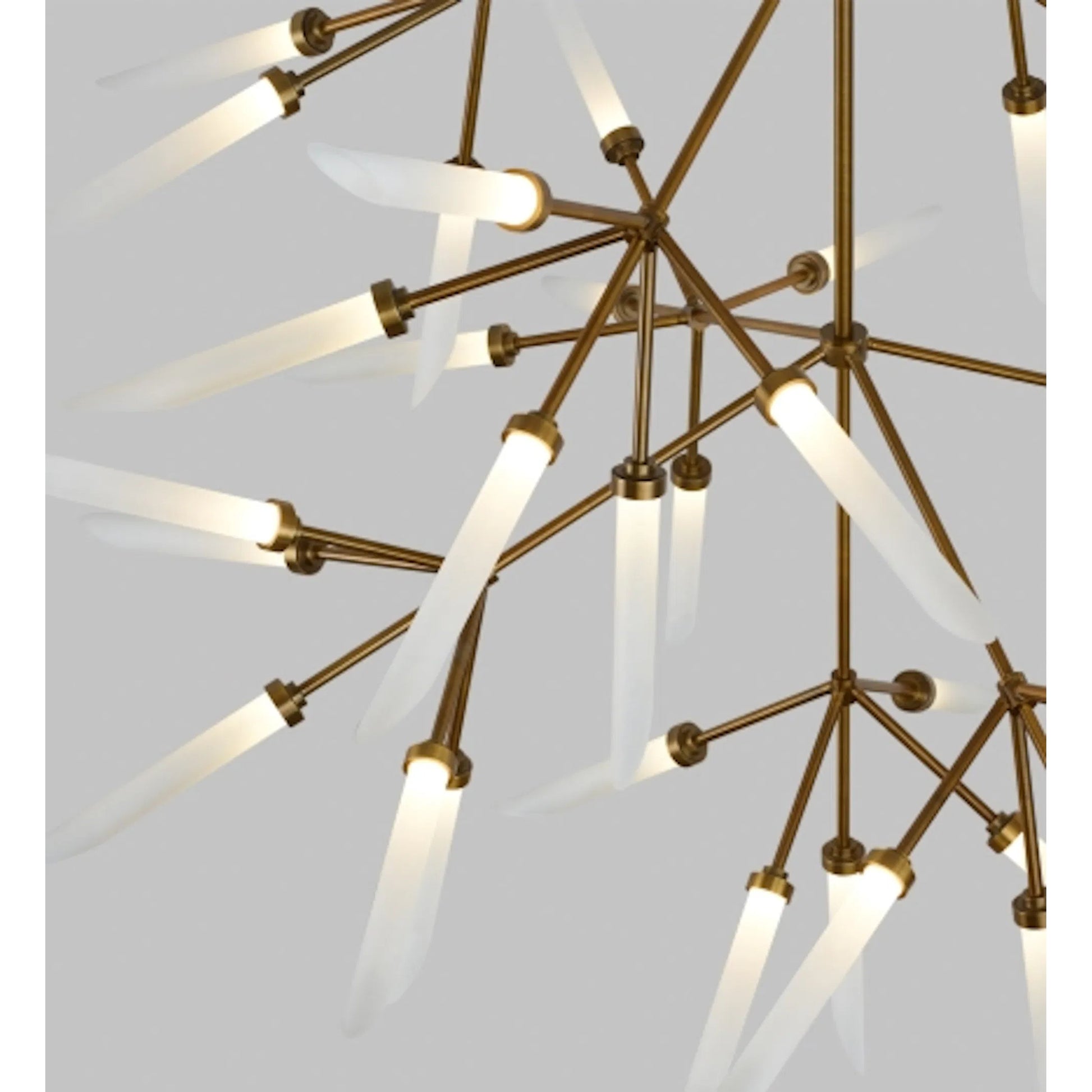 Spur Chandelier by Tech Lighting. Made from aluminum in a modern style.
