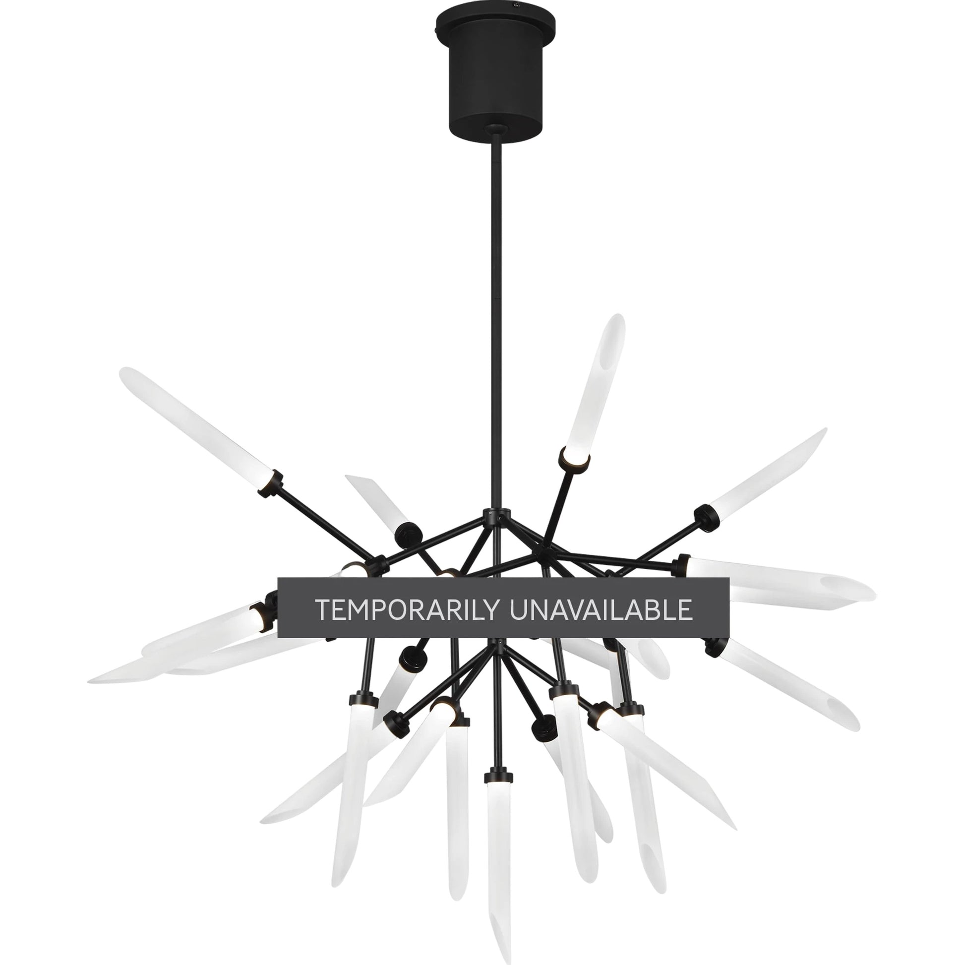 Spur Chandelier by Tech Lighting. Made from aluminum in a modern style.
