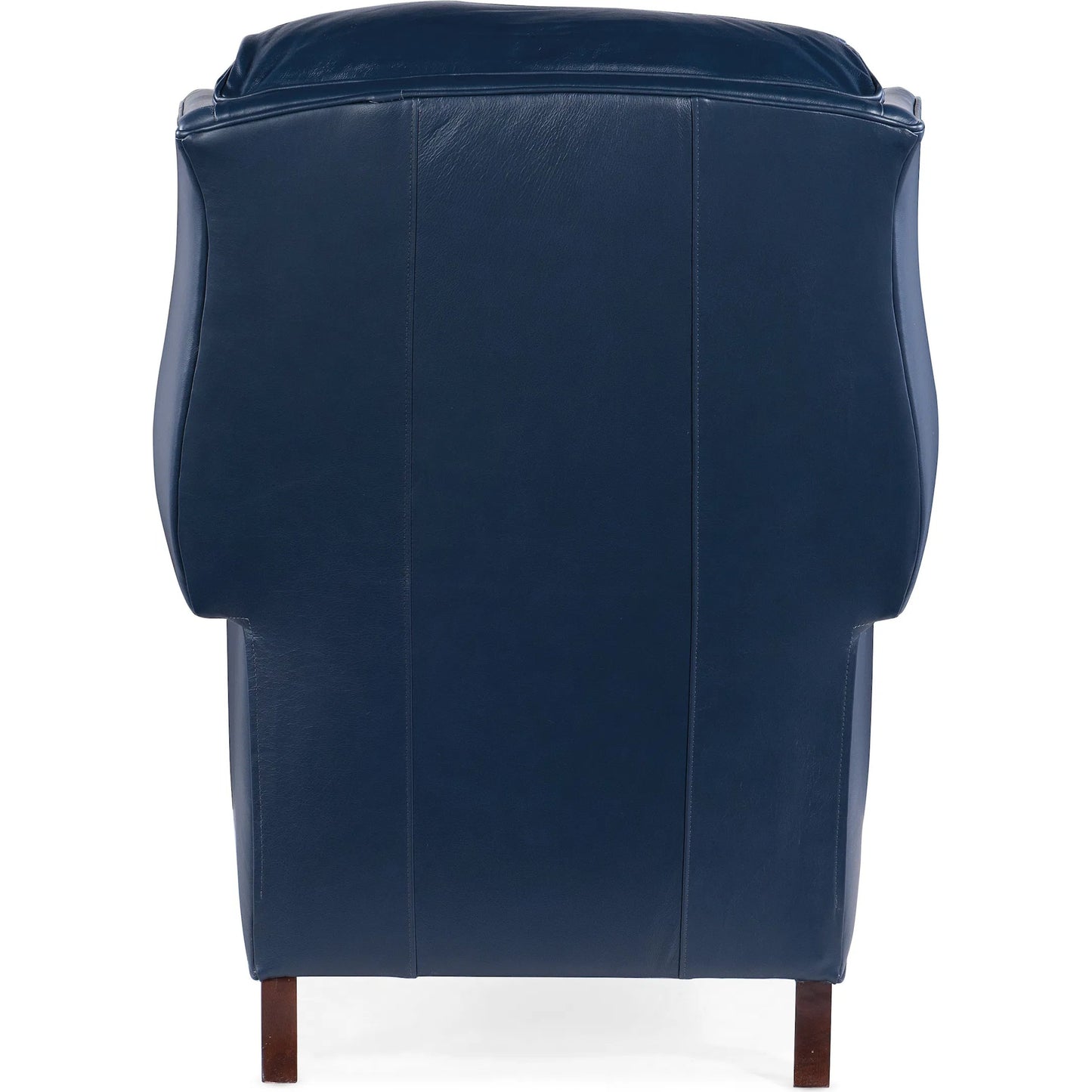 014 SI-1873058 | Additional Silo | Chippendale Reclining Wing Chair by Bradington-Young by Hooker Furniture in mahogany finish, french natural nails. Made from 100% leather in a unique style.