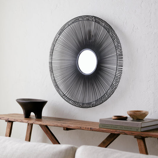 Surami - 30922 by Surya in black and powder coated. Made from metal in a transitional style.