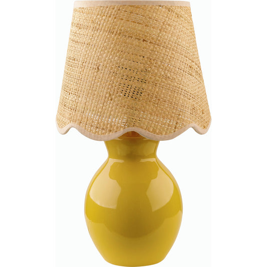 Stella Diminuta Table Lamp - 530704 by Livabliss in glazed. Made from ceramic, cotton in a cottage & farmhouse style.