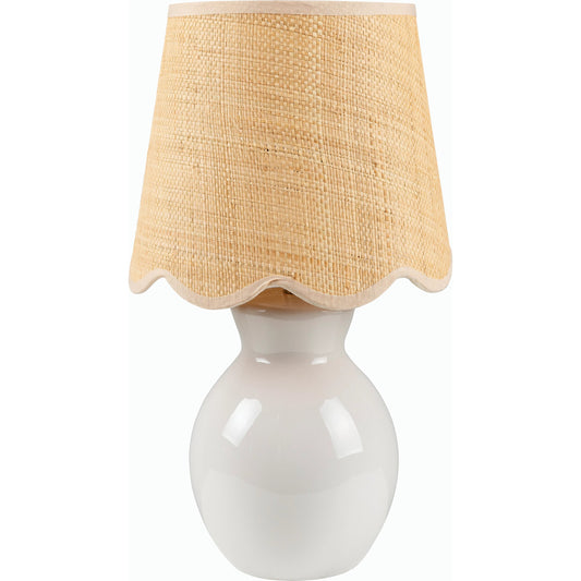 Stella Diminuta Table Lamp - 530704 by Livabliss in glazed. Made from ceramic, cotton in a cottage & farmhouse style.