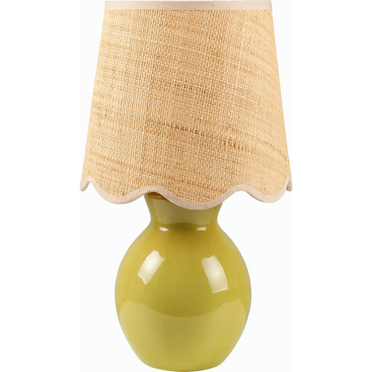 Stella Diminuta Table Lamp - 530704 by Livabliss in glazed. Made from ceramic, cotton in a cottage & farmhouse style.