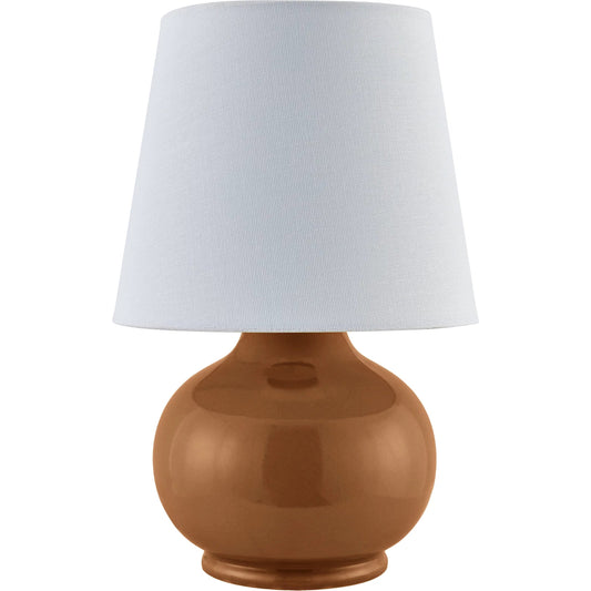 Stella Diminuta Accent Table Lamp by Livabliss in glazed. Made from ceramic, cotton in a transitional style.
