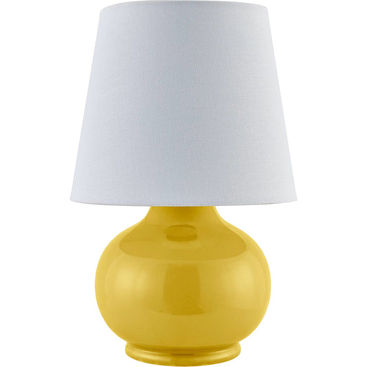 Stella Diminuta Accent Table Lamp by Livabliss in glazed. Made from ceramic, cotton in a transitional style.