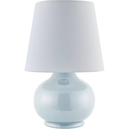 Stella Diminuta Accent Table Lamp by Livabliss in glazed. Made from ceramic, cotton in a transitional style.