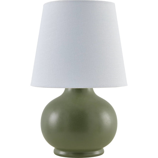 Stella Diminuta Accent Table Lamp by Livabliss in glazed. Made from ceramic, cotton in a transitional style.