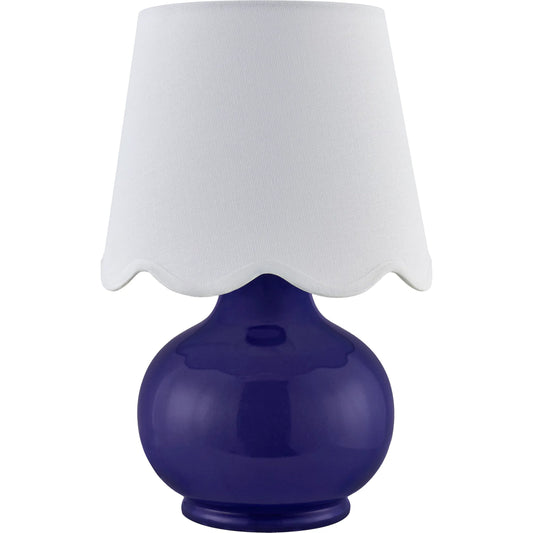 Stella Diminuta Accent Table Lamp by Livabliss in glazed. Made from ceramic, cotton in a transitional style.