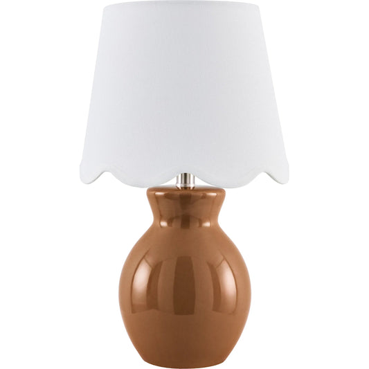 Stella Diminuta Table Lamp - 530704 by Livabliss in glazed. Made from ceramic, cotton in a cottage & farmhouse style.
