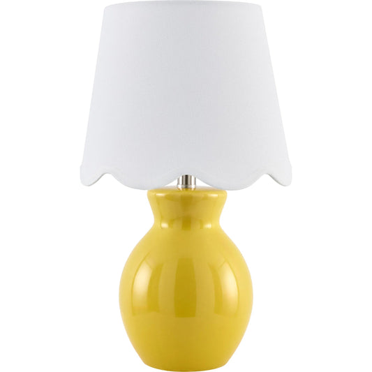 Stella Diminuta Table Lamp - 530704 by Livabliss in glazed. Made from ceramic, cotton in a cottage & farmhouse style.