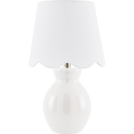 Stella Diminuta Table Lamp - 530704 by Livabliss in glazed. Made from ceramic, cotton in a cottage & farmhouse style.