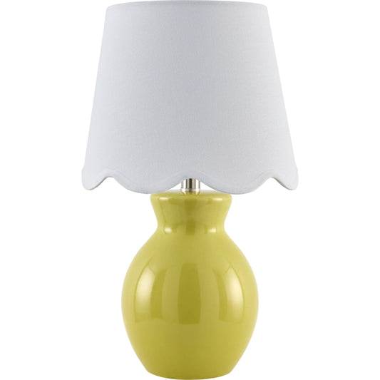 Stella Diminuta Table Lamp - 530704 by Livabliss in glazed. Made from ceramic, cotton in a cottage & farmhouse style.