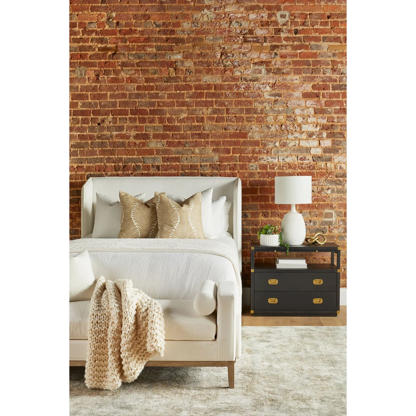 026 SR-387528,SR-387529,SR-387530 | Lifestyle | Stewart Bed by Essentials For Living in livesmart peyton-pearl, natural gray. Made from unique in a modern style.