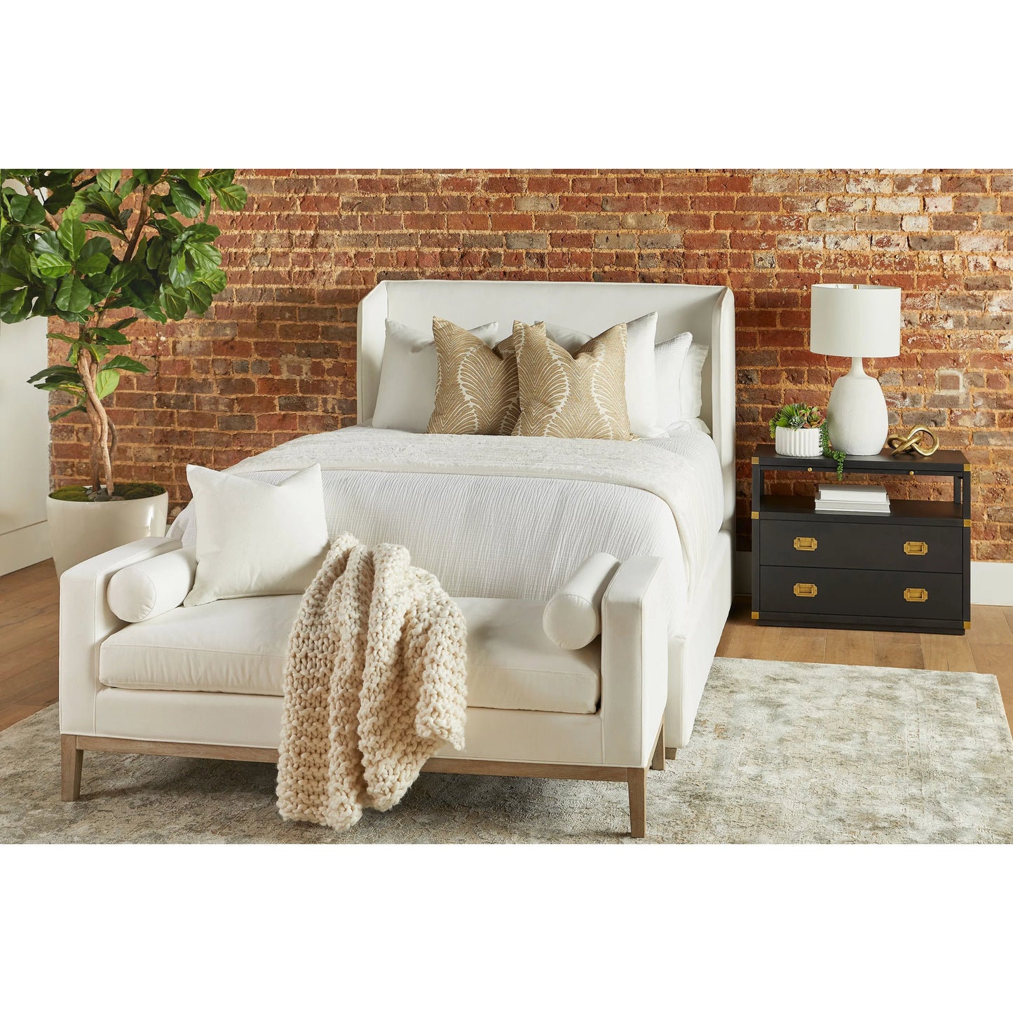 023 SR-387528,SR-387529,SR-387530 | Lifestyle | Stewart Bed by Essentials For Living in livesmart peyton-pearl, natural gray. Made from unique in a modern style.