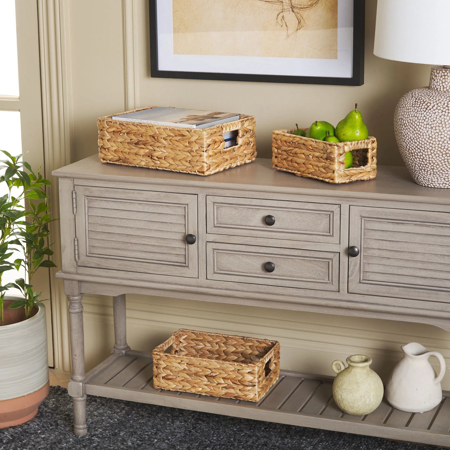 010 SI-2193136 | Lifestyle | Hyde Baskets by HedgeApple Essentials in natural. Made from unique in a rustic style.