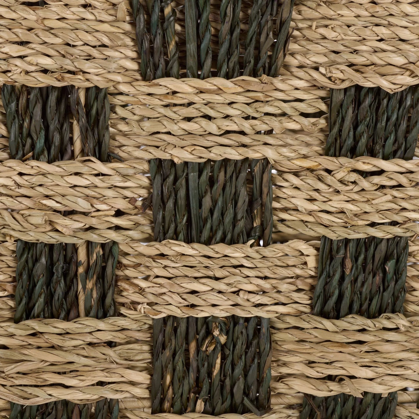 009 SI-2630228 | Closeup | Raymond Baskets (Set of 3) by HedgeApple Essentials in natural, dark natural. Made from seagrass, metal in a unique style.