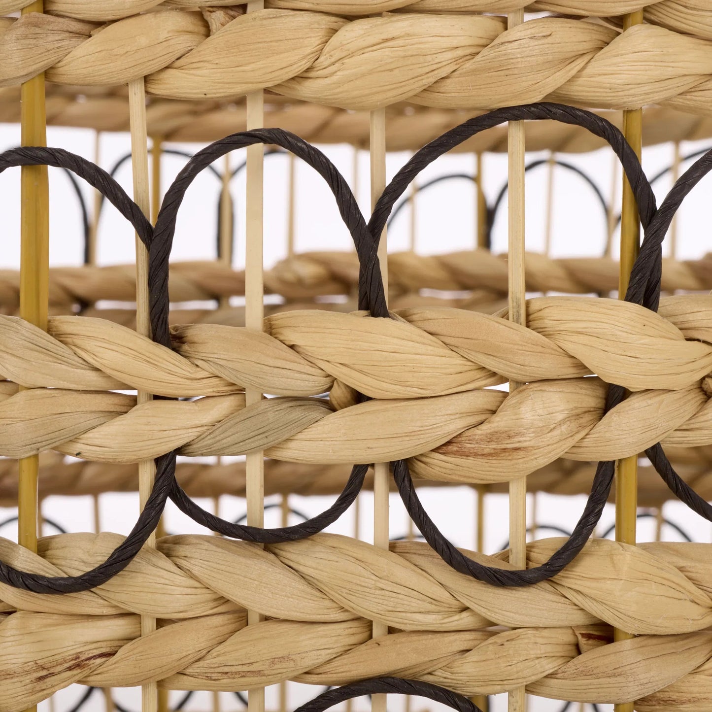 009 SI-2630230 | Closeup | Sampson Baskets (Set of 3) by HedgeApple Essentials in natural, black. Made from metal in a unique style.
