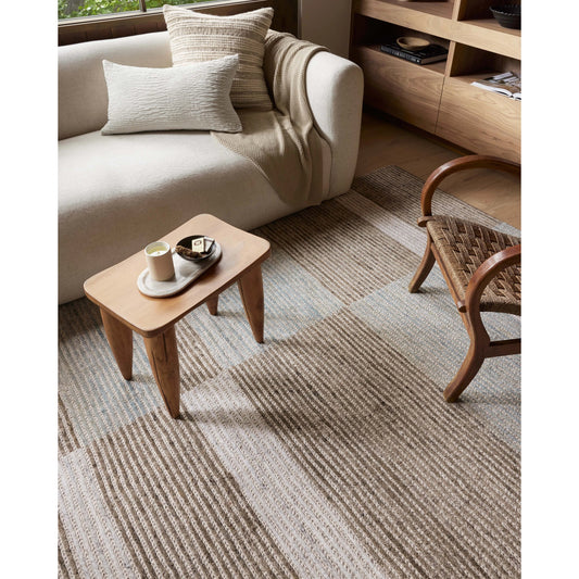 Stiles STI-02 Rug by Loloi in tobacco, lagoon. Made from 100% wool in a unique style.