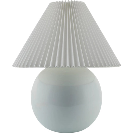 Stellar Accent Table Lamp by Livabliss in electroplated, glazed. Made from ceramic, polyester, iron in a modern style.