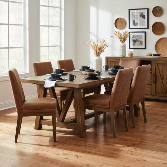 Stili Dining Chair (Set of 2) by LH Imports in brown. Made from unique in a unique style.