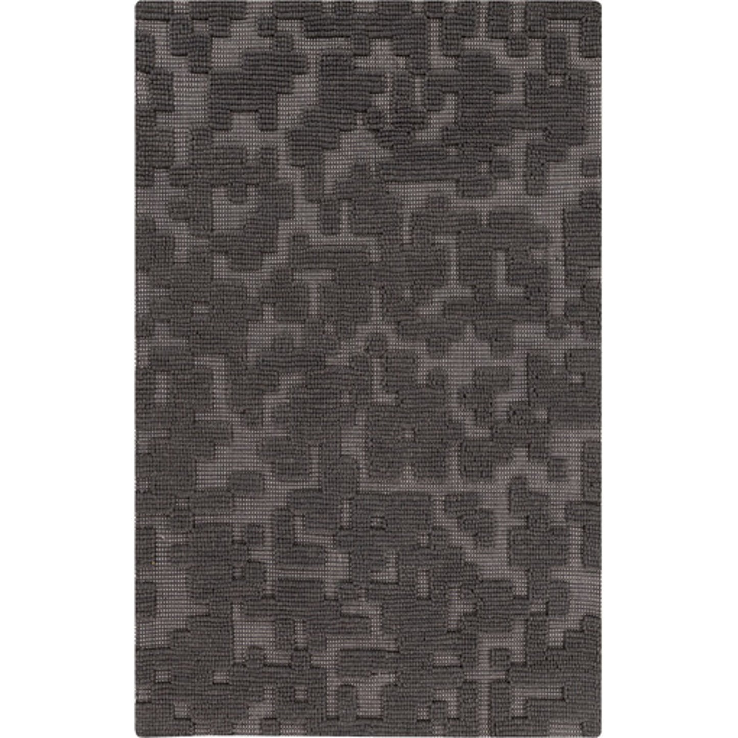 001 54432-22728 | Primary Silo | STN-1000 Rug by Surya in charcoal. Made from 100% wool in a unique style.