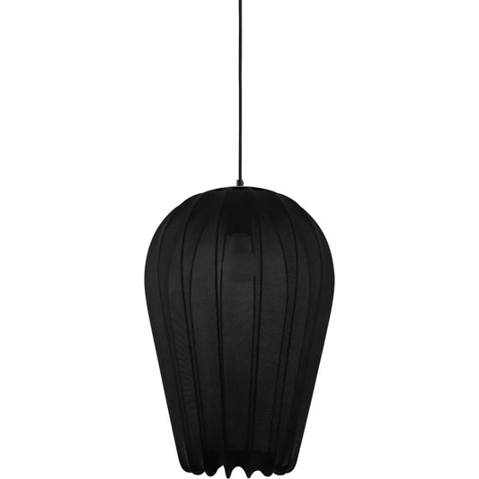 001 SI-2528611 | Primary Silo | Satori Pendant by Livabliss in black and sand, black, painted. Made from iron, linen in a unique style.