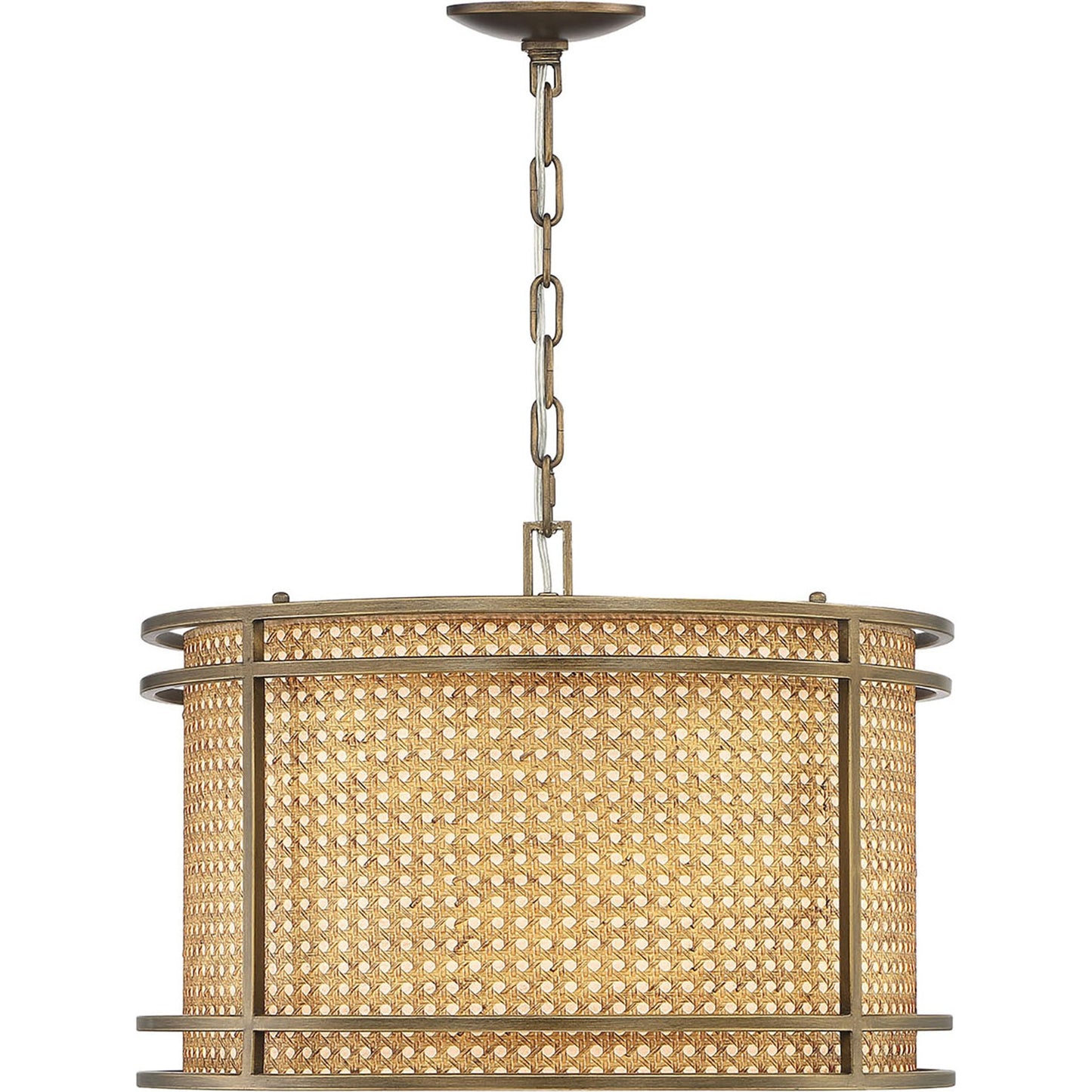 001 SI-1966007 | Additional Silo | Tailor Chandelier by Lumanity in light bronze. Made from iron, paper in a cottage & farmhouse style.