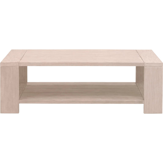 001 SI-2472634 | Primary Silo | Sur Coffee Table by Essentials For Living in washed ever teak. Made from solid teak wood in a transitional style.