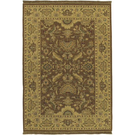 001 5669-3391,5669-3392,5669-3393,5669-3395 | Primary Silo | Soumek Rug - 11455 by Surya in brown. Made from 100% semi-worsted new zealand wool in a unique style.