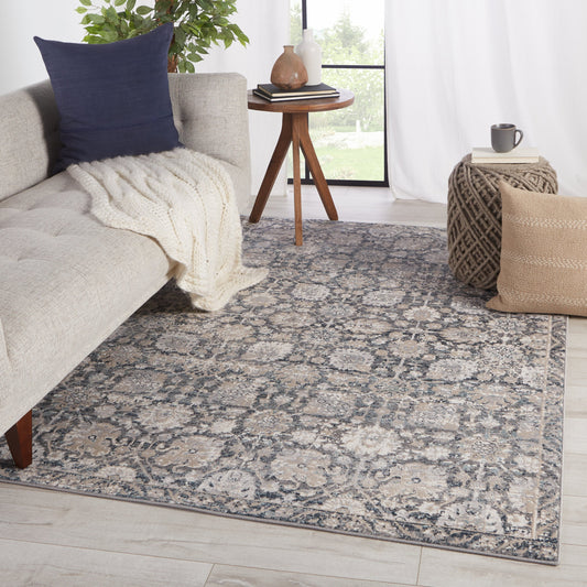 Sarzana SZN04 Rug by Jaipur Living in gray, beige. Made from 100% polypropylene in a unique style.