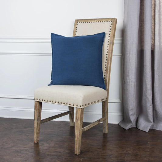 Holmes Pillow by HedgeApple Essentials in blue. Made from cotton in a transitional style.