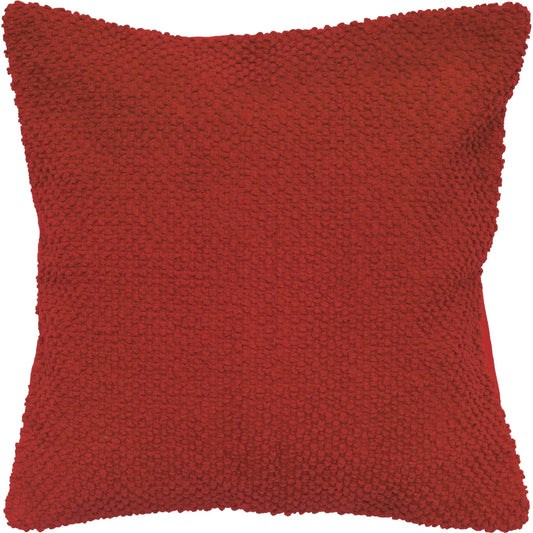 Aubry Pillow by HedgeApple Essentials in red. Made from cotton in a modern style.