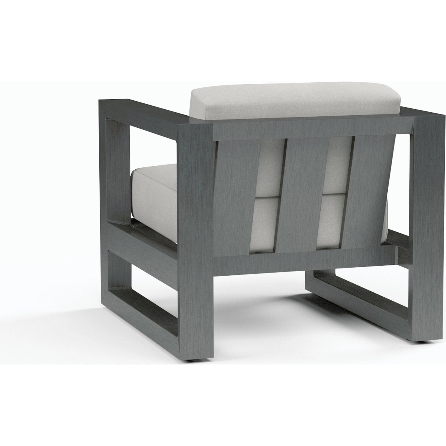 002 SI-2166971 | Additional Silo | Redondo Outdoor Club Chair by Sunset West in slate. Made from aluminum in a modern style.
