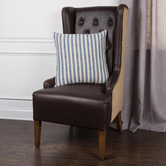 Portsmouth Pillow by HedgeApple Essentials in blue. Made from cotton in a eclectic & global style.