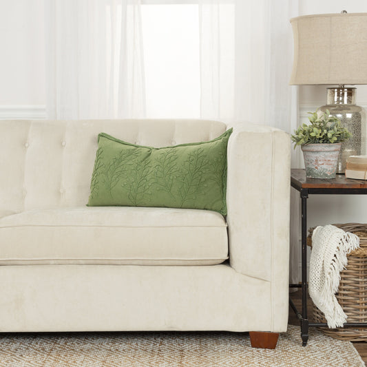 McPherson Pillow by HedgeApple Essentials. Made from cotton casement in a modern style.