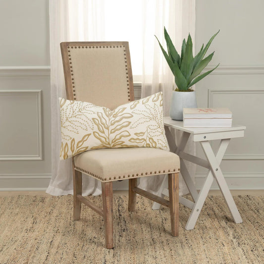 Dare Pillow by HedgeApple Essentials in beige, camel, khaki, ivory. Made from cotton, polyester in a coastal style.