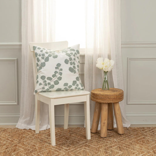 Gloucester Pillow by HedgeApple Essentials in grey, ivory. Made from cotton, polyester in a transitional style.