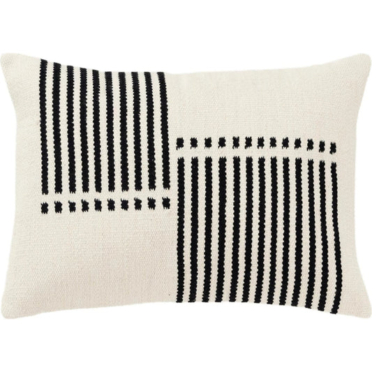 Clifton Pillow by HedgeApple Essentials in black. Made from cotton, rayon in a modern style.