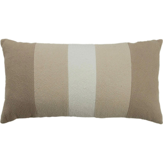 Bell Pillow by HedgeApple Essentials in beige, ivory, taupe. Made from cotton in a transitional style.