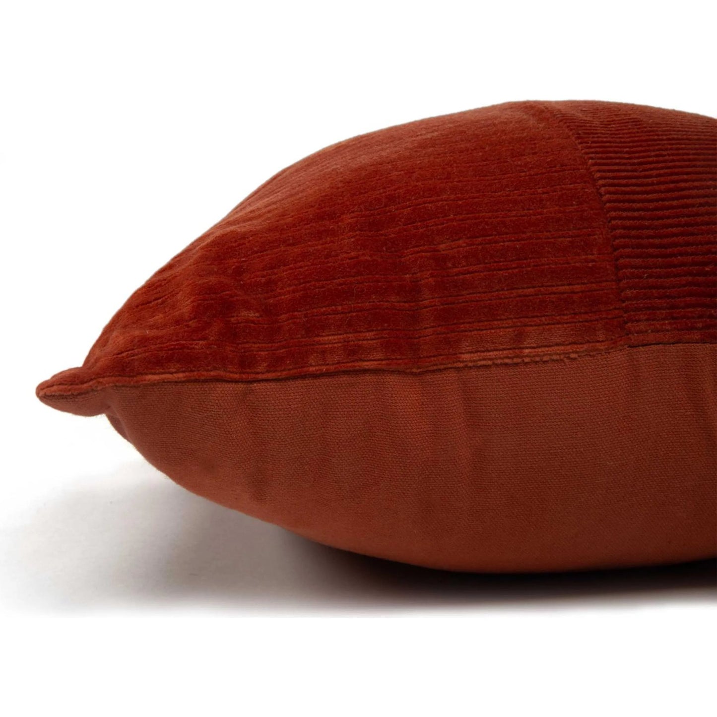 003 SI-2438504 | Closeup | Iola Pillow by HedgeApple Essentials in brown, orange, terra cotta. Made from cotton in a eclectic & global style.