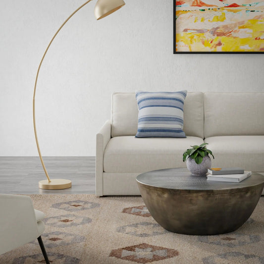 Yell Pillow by HedgeApple Essentials in blue, navy, white. Made from cotton, polyester in a transitional style.