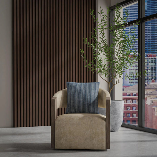 Kittitas Pillow by HedgeApple Essentials in navy, blue. Made from yarn dyed cotton in a eclectic & global style.