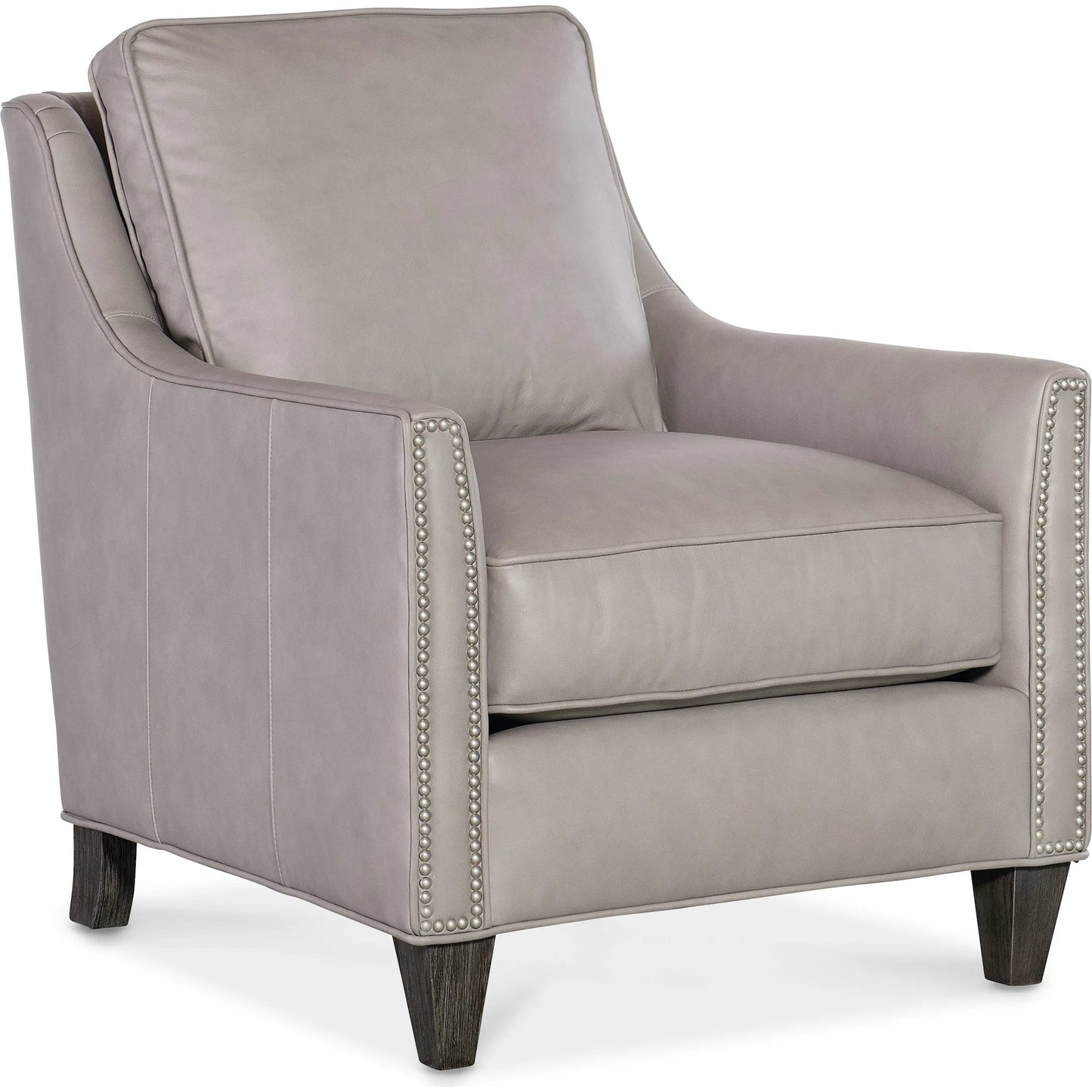 002 SI-2379441 | Primary Silo | Christopher Stationary Chair by Bradington-Young by Hooker Furniture in stone. Made from leather in a unique style.