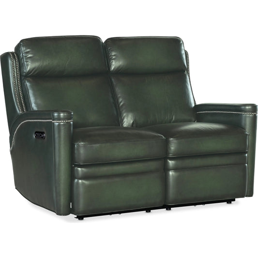 Hamilton Power Loveseat with Power Headrest by Hooker Furniture. Made from unique in a traditional style.