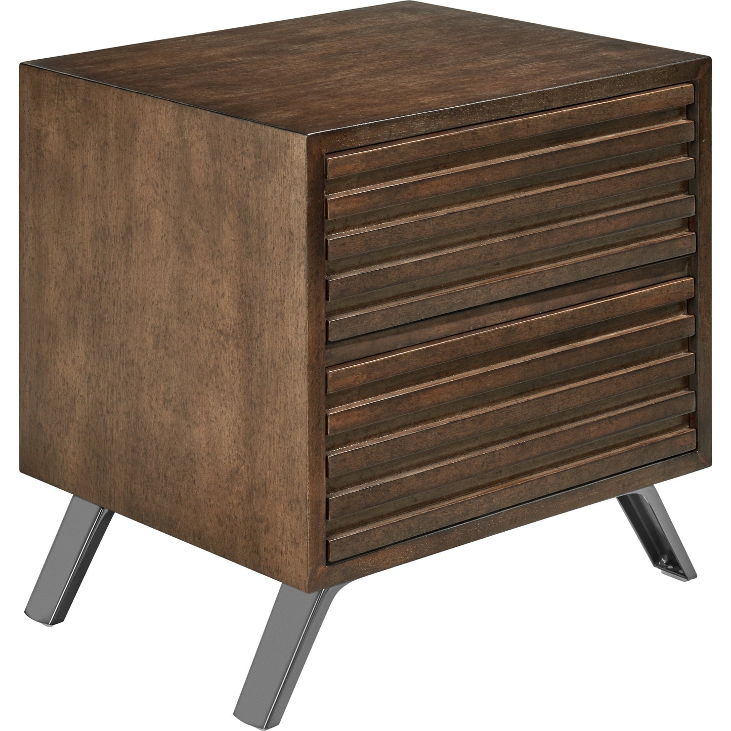 001 SI-2130631 | Primary Silo | Zest 2-Push Drawer Nightstand by Zest in espresso. Made from mdf, particle board in a modern style.