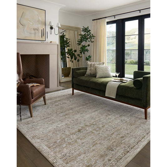Tabitha TAI-03 Rug by Loloi in ivory, khaki. Made from 100% polyester in a unique style.