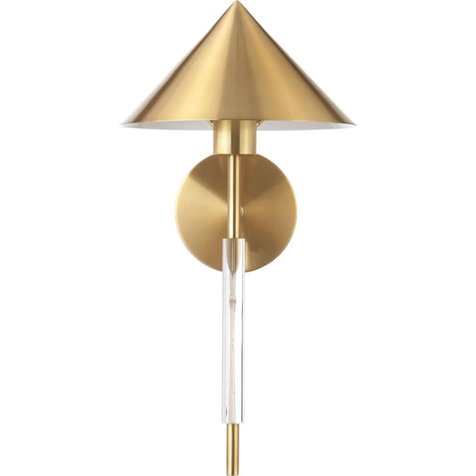 Talon Sconce by Worlds Away. Made from acrylic, brass in a modern style.