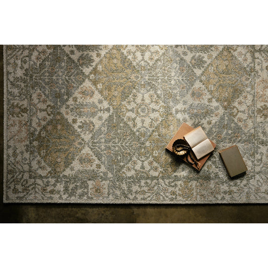 Tamryn TAM-01 Rug by Loloi in beige, multi. Made from 100% polypropylene in a unique style.